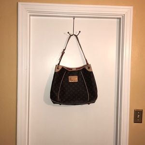 Monogram Canvas Shoulder Hobo Bag